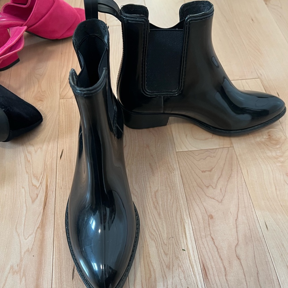 Jeffrey Campbell Glossy Rain Bootie